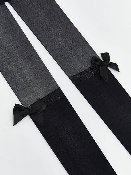 Fiyonk Detayl? K?z ?ocuk K?lotlu ?orap