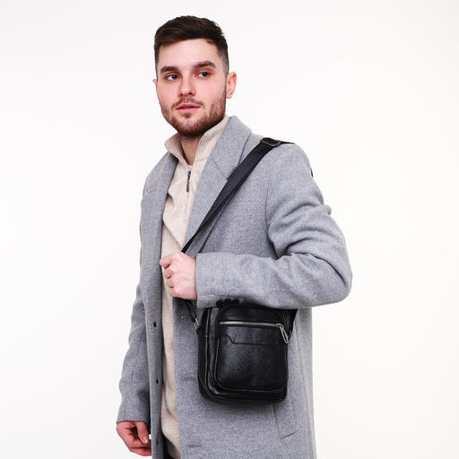 Сумка мужская, цвет черный - Simaland фото 6