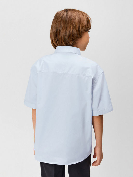 20140290042, Сорочка верхняя детская для мальчиков Mefody голубой Acoola  фото 5