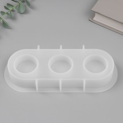 Молд силикононовый «Подсвечник. Лаконичность» 8 х 20 х 2,7 см