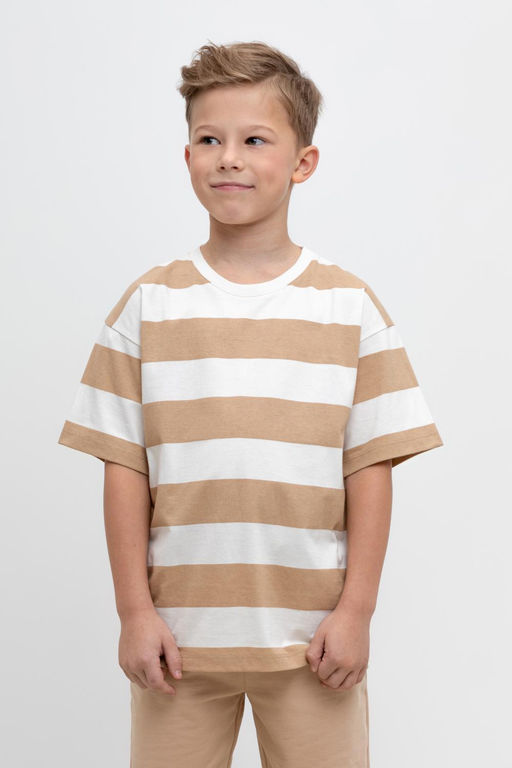 Crockid _ КР 302475/кунжут,полоска к480 фуфайка для мал