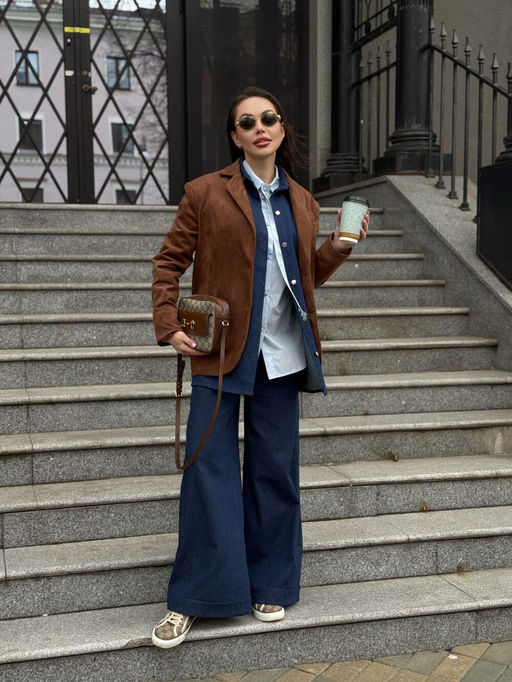 Жакет AURA 1138-176 теплая карамель