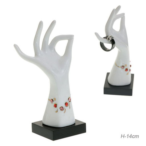 Подставка для колец Рука 14 см / C0367 /уп 72/ - Галеонтрейд фото 2