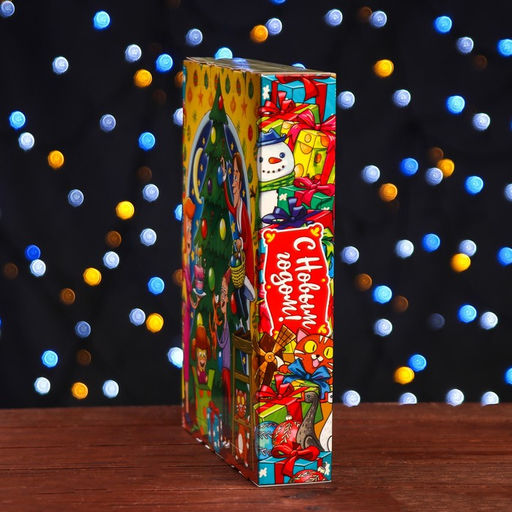 Цена за 5 шт. Подарочная коробка Новогодняя игротека+комплект игр внутри, 22,6 х 5,8 х 31,3 см - Simaland фото 4