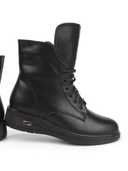 04-M3-830 BLACK Ботинки зимние женские (натуральная кожа, натуральный мех) - Фабричный китай фото 15