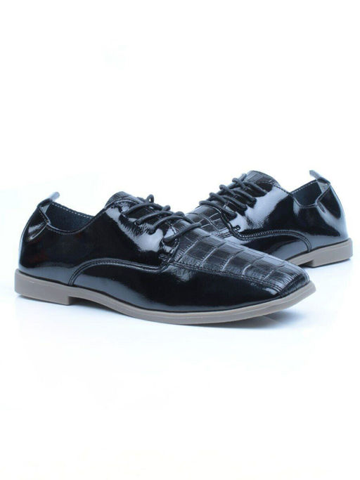 03-PDXL69-1 BLACK Полуботинки женские (натуральная кожа) - Фабричный китай фото 13