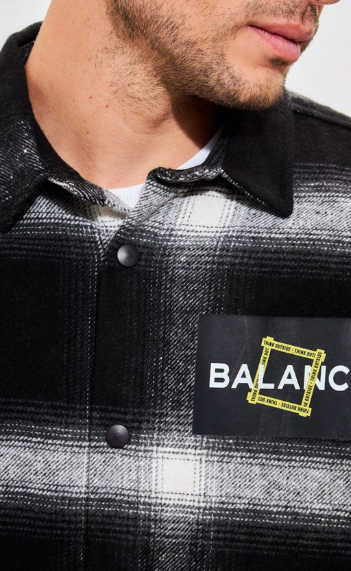 Рубашка фланель TP321-0480 black - Primm фото 3