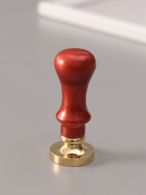 Печать для сургуча с пластиковой ручкой «Буква P на вензеле», 2.5×2.5×6.3 см