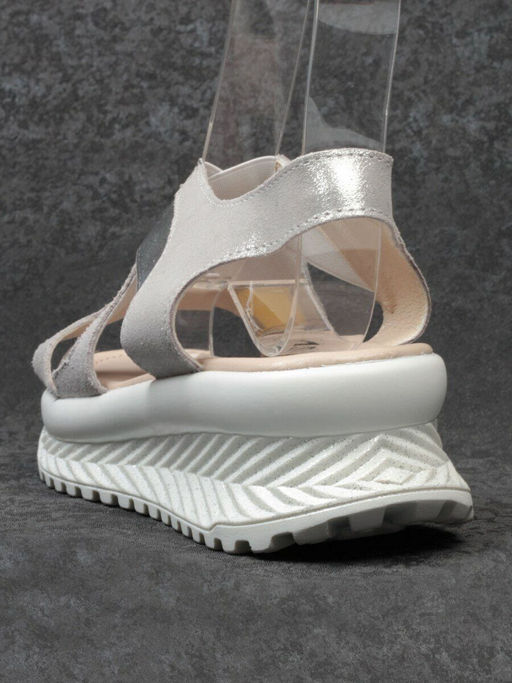 08-PED92-4 SILVER Босоножки (натуральная кожа) - Фабричный китай фото 8