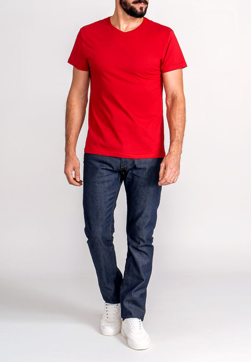 Футболка мужская короткий рукав GREG G146-RD-1056 (красный)  фото 2