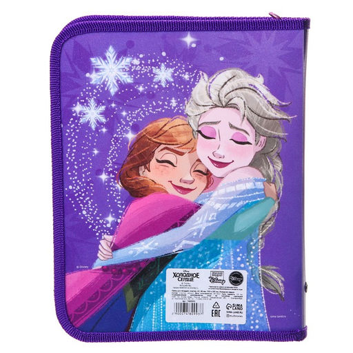 Папка пластиковая для тетрадей А5, на молнии, Холодное сердце - Disney фото 3