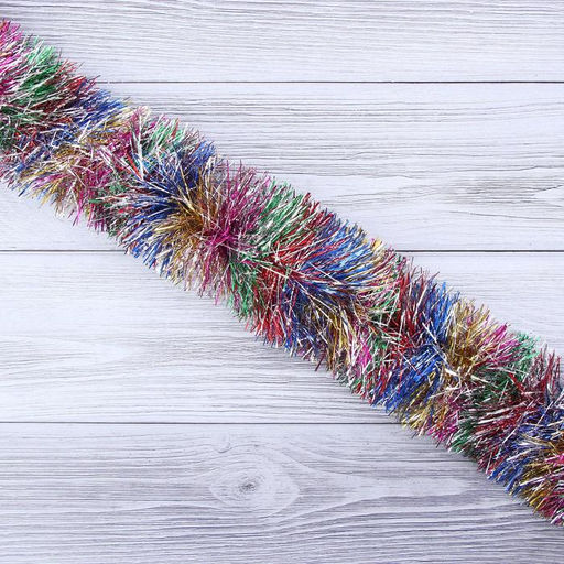 Цена за 10 шт. Мишура новогодняя «Зимнее волшебство. Радуга», d=9 см, 200 см