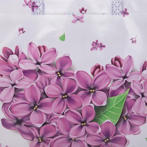 Цена за 2 шт. Сумка хозяйственная без застёжки, цвет фиолетовый