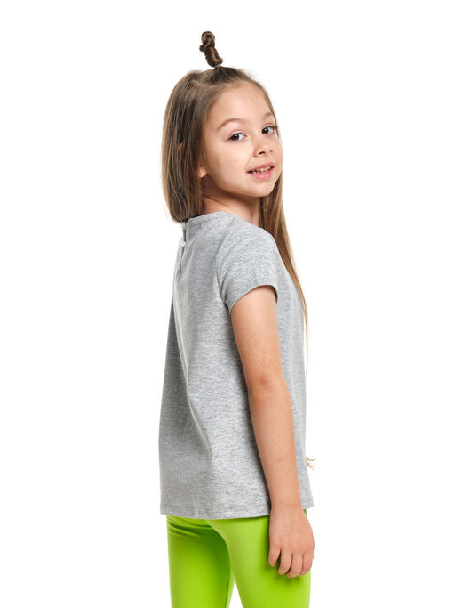 Футболка для девочки UD 2047 меланж - Mini maxi фото 2