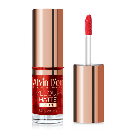 Alvin Dor AD-54 Тинт для губ стойкий с матовым финишем velour matt lip tint тон 01клюква