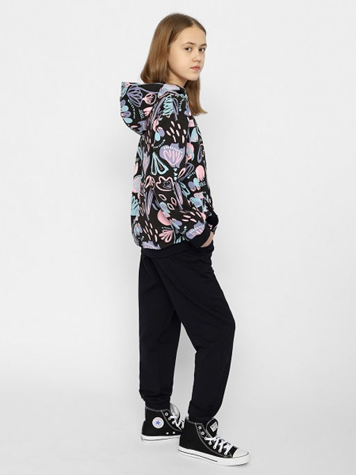 CRB wear/CSJG 70349-22-356 Брюки для девочки,черный/Ex.Cherubino  фото 4