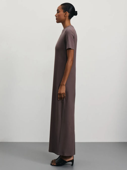 Платье-футболка длины макси / Zarina  фото 3