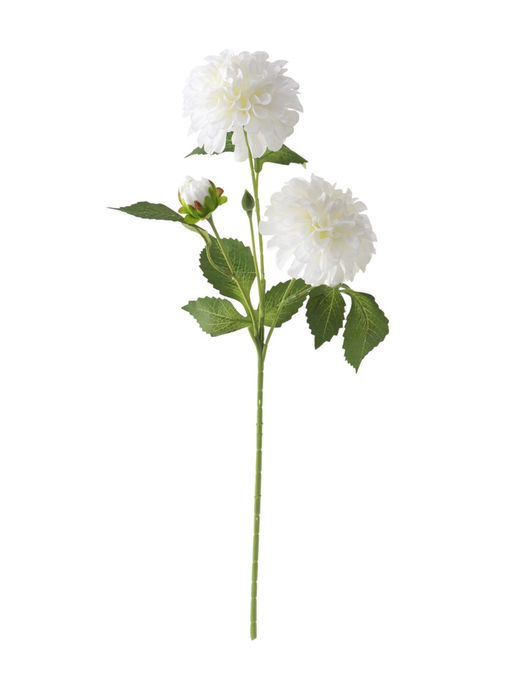 Цветы искусственные "Хризантема Бранхил черри" d-9 см 49 см, белый