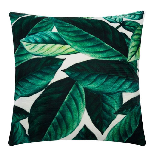Наволочка декоративная Этель Тропики Листва 40х40 см, велюр  фото 7