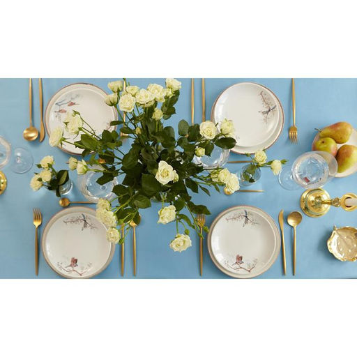 Скатерть Этель Elegance 150*220 +/-3см, цв.серо-синий, пл. 192 г/м2, хл с ВГМО  фото 8