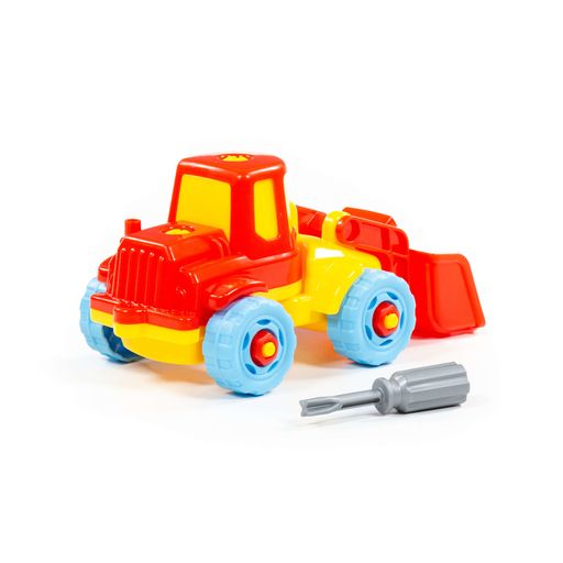 Конструктор-транспорт Погрузчик (20 элементов) (в пакете) - Полесье фото 5