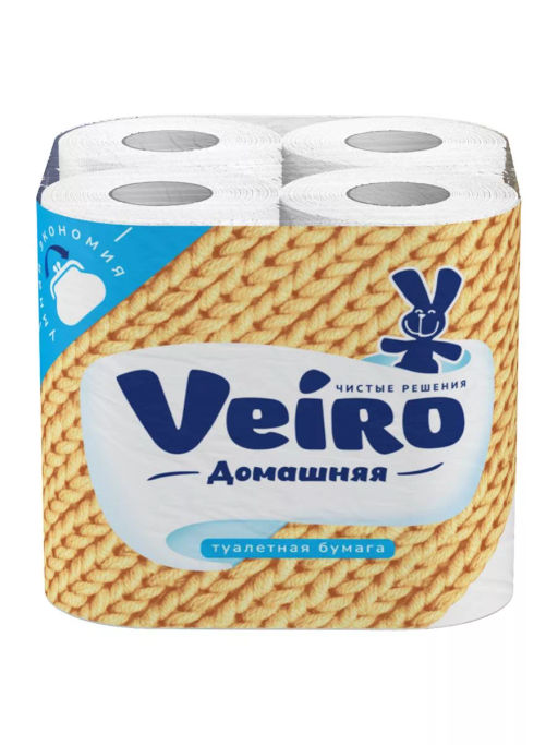 VEIRO т/бумага 2-сл. Домашняя ( 8 рул.) Белая