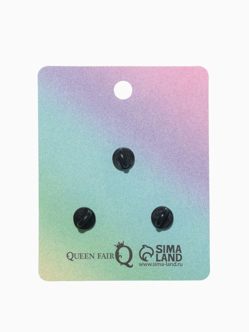 Набор значков (3 шт.) Лягушачьи напитки, цвет зелёный в чёрном металле