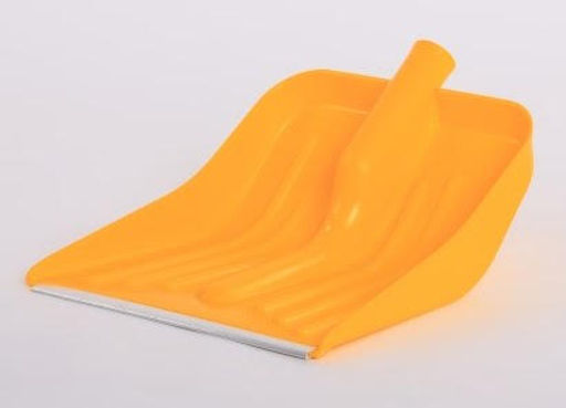 Лопата для снега Комбат с алюм. планкой 430х370мм цветная (10шт)