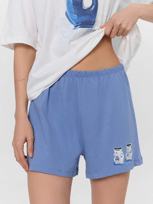 КОМПЛЕКТ ЖЕНСКИЙ (ДЖЕМПЕР, ШОРТЫ) - Mark formelle фото 7