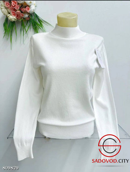 Теплая водолазка однотонная - Bruno фото 5