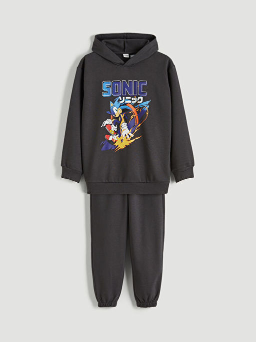 Sonic Bask?l? Erkek ?ocuk E?ofman Tak?m?