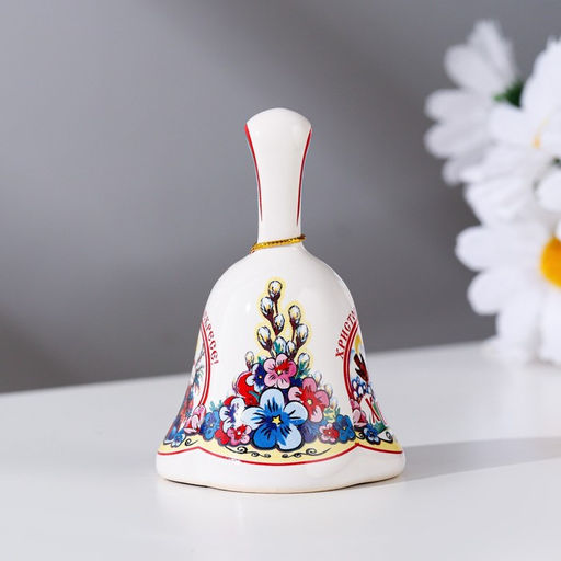 Колокольчик с ручкой Тюльпан. Пасха, готика, 9 см - Simaland фото 5
