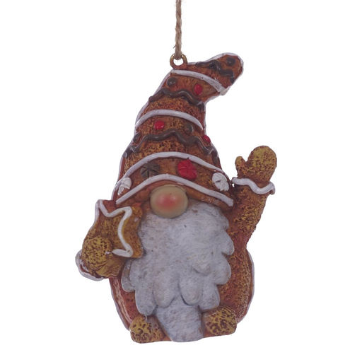 Фигурка декоративная подвесная "Гном", L5 W3,5 H7 см, 2в.