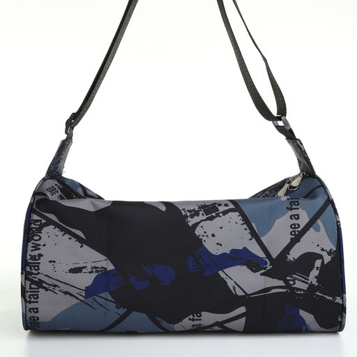 Сумка спортивная на молнии TEXTURA, регулируемый ремень, средний размер, разноцветная