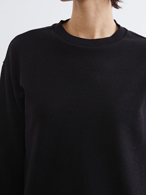 Bisiklet Yaka Kad?n Sweatshirt