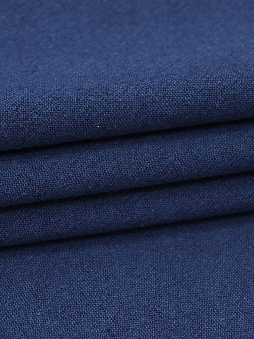 Крапива Рами (Ramie) с хлопком цв.Темно-синий, СОРТ2, ш.1.4м, крапива-50%, хл-50%, 210гр/м.кв - Купава фото 6