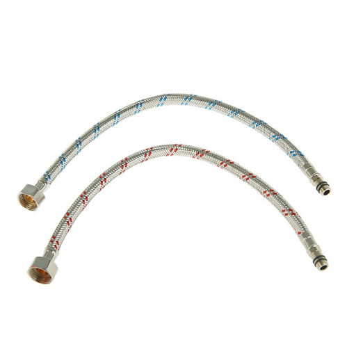 Смеситель для кухни Accoona A9890M, однорычажный, силиконовый излив, синий/хром