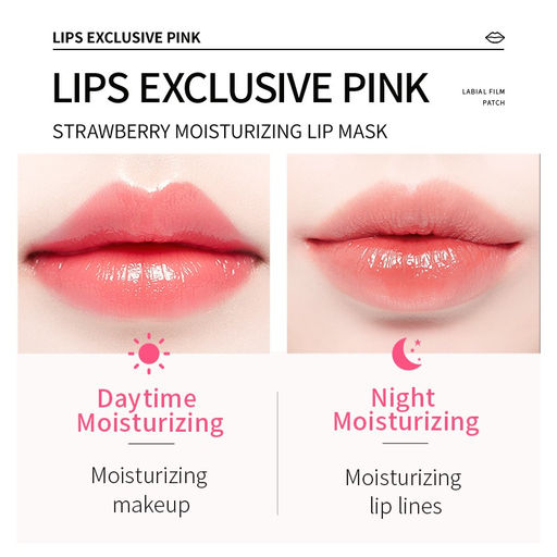 Увлажняющая и питательная маска для губ Sweet Strawberry Lip Mask - Sadoer фото 4
