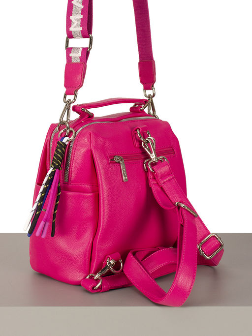 LACCOMA рюкзак Лилу-Л815-фуксия эко кожа хлопок фото 4