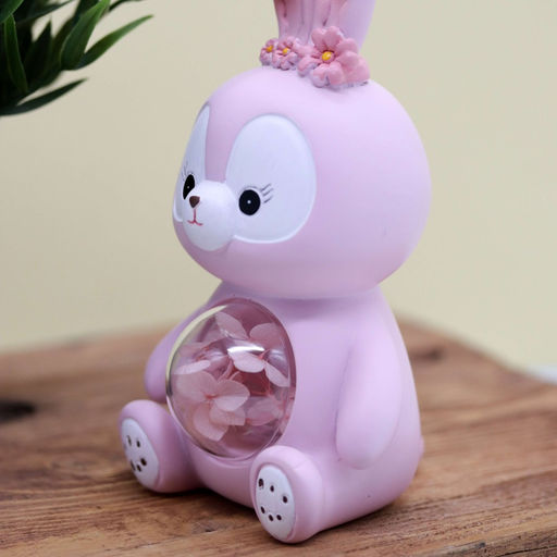 Ночник Flower bunny, pink (20 см), пластик