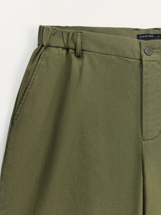 Брюки из хлопка широкого кроя ZR2605042115-13 / Zarina