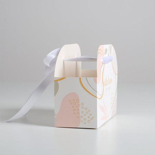 Цена за 5 шт. Переноска для цветов складная With love for you, 17 13 7 см - Дарите счастье фото 4