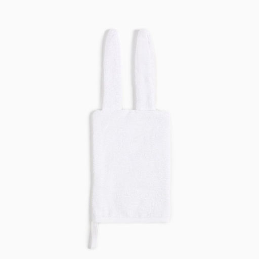 Набор Крошка Я (полотенце-уголок, рукавица, нагрудник), белый, 100% хл, 360 гр/м2  фото 6