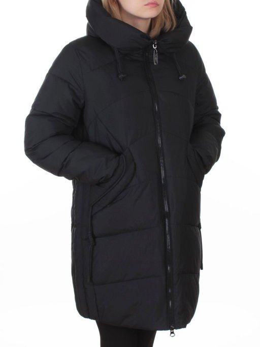A622 BLACK Куртка зимняя женская (200 гр. био-пух)