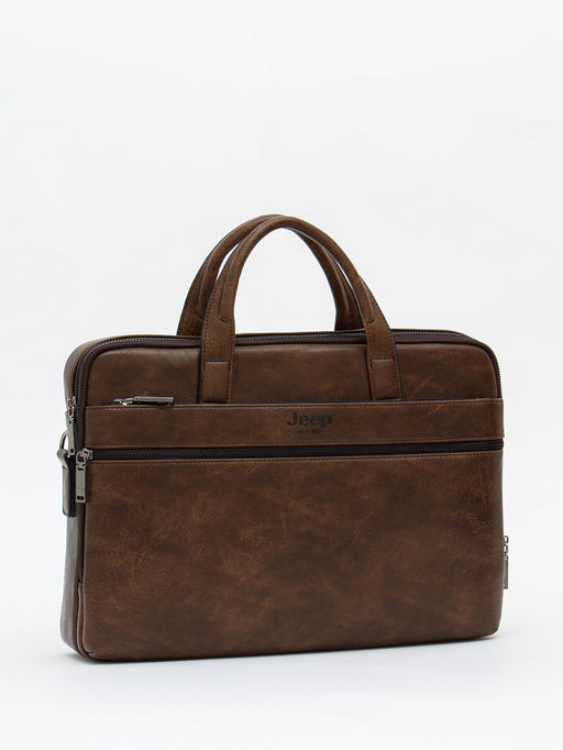 Портфель 3105-5 coffee  Jeep