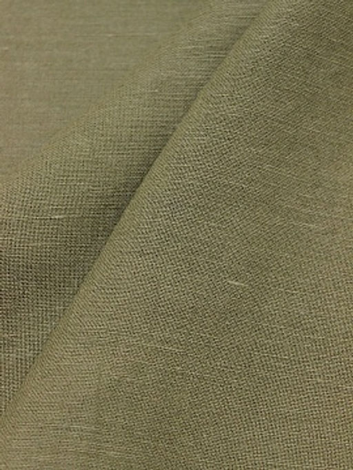 Лен с вискозой с эффектом мятости цв.Дымчато-зеленый хаки-2, СОРТ2, ш.1.45м, лен-53%,вискоза-47%