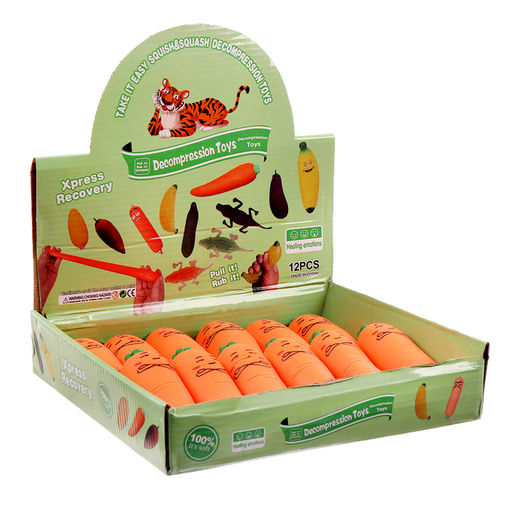 Антистресс игрушка - мялка «Морковка»