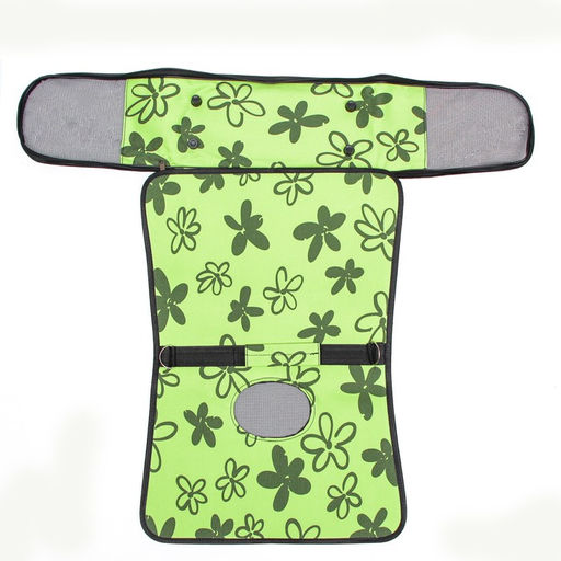 Сумка - переноска для животных Цветы, каркасная, размер М, 40 х 21 х 27 см - Пижон фото 7