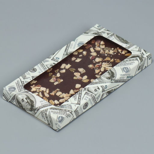 Цена за 5 шт. Коробка для шоколада, кондитерская упаковка, «Взятка», с окном, 17.3×8.8×1.5 см