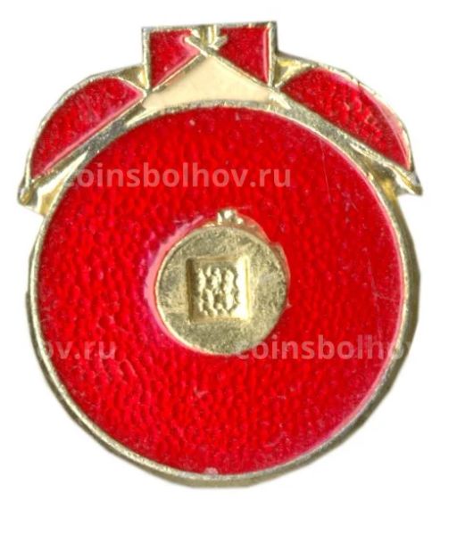 Значок рекламный Яблоко